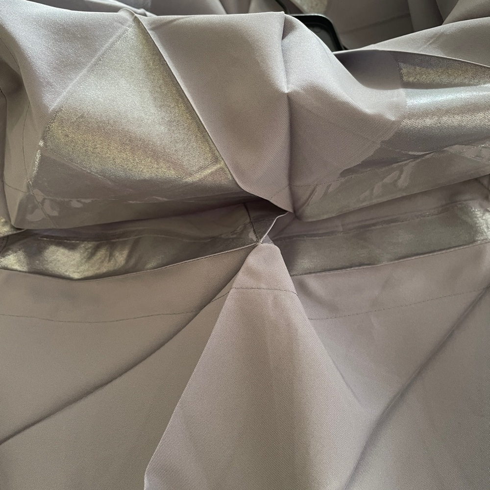 Issey Miyake Asymmetrical Silver Dress - Picture 3 of 5